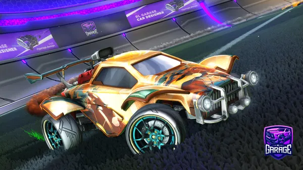 A Rocket League car design from AndrewWalker