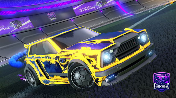 A Rocket League car design from Sasmosa
