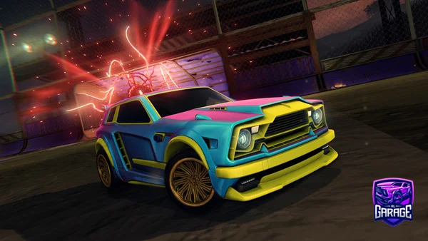 A Rocket League car design from ODeeDub