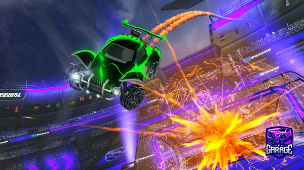 A Rocket League car design from SoggyWaffle414