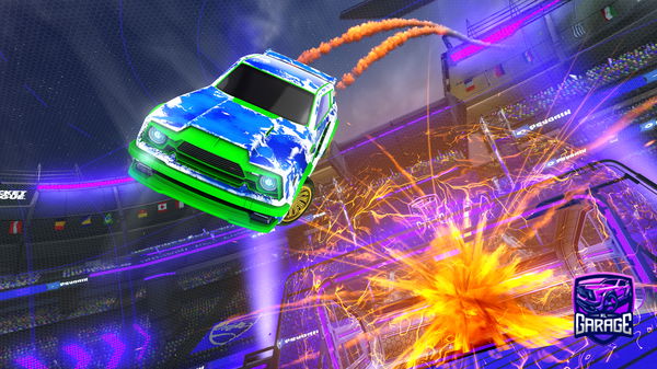 A Rocket League car design from ElecticAce