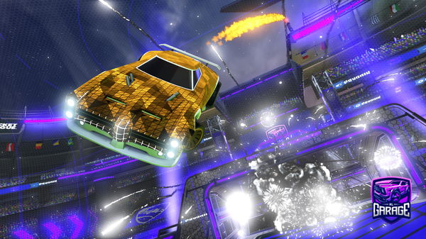 A Rocket League car design from Wiskie13