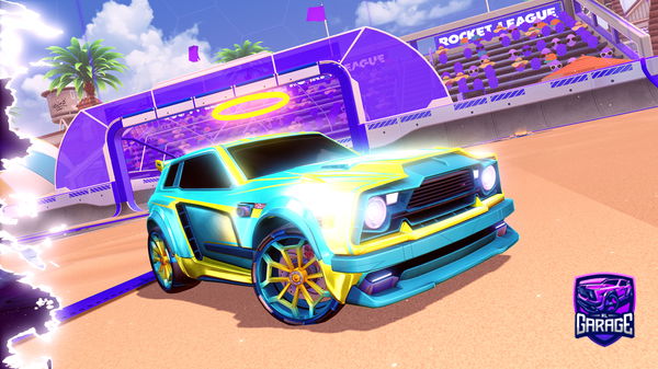 A Rocket League car design from margarilandia22