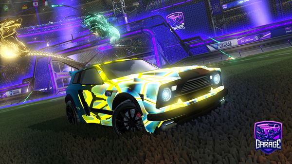 A Rocket League car design from BOBALOBAYOUS