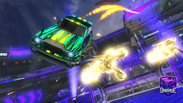 A Rocket League car design from dmoneylol7