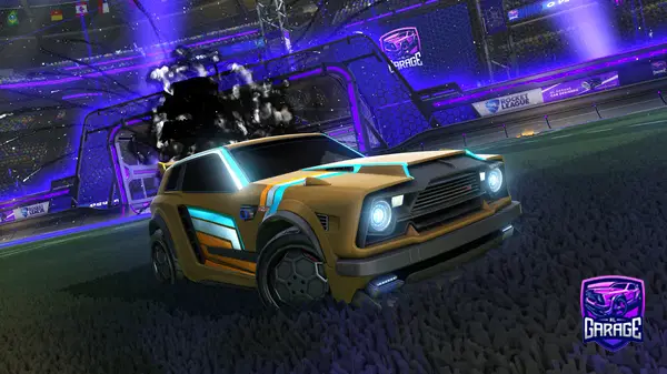 A Rocket League car design from jackedpotato
