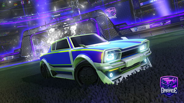 A Rocket League car design from Wiskie13