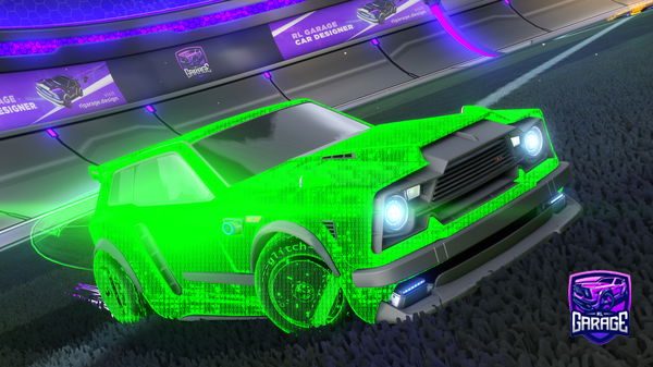 A Rocket League car design from ObedientDate8480