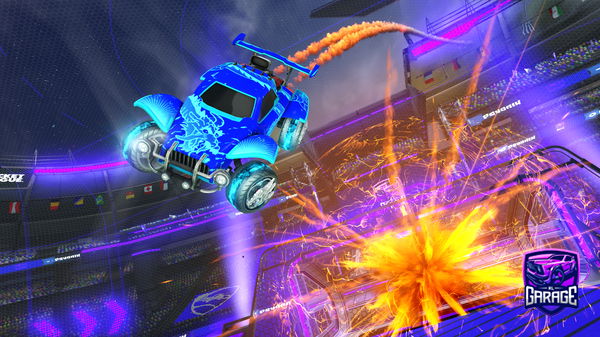 A Rocket League car design from FRAM3S