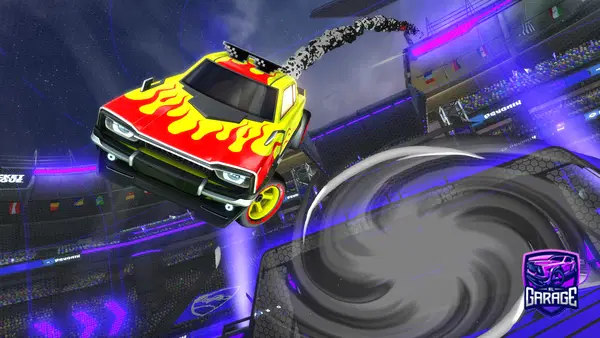 A Rocket League car design from Cardboardknight