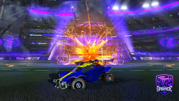 A Rocket League car design from Kingsharks