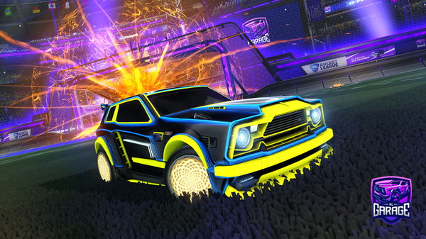 A Rocket League car design from DJRockSaul13