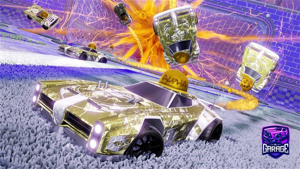 A Rocket League car design from Fasttrading