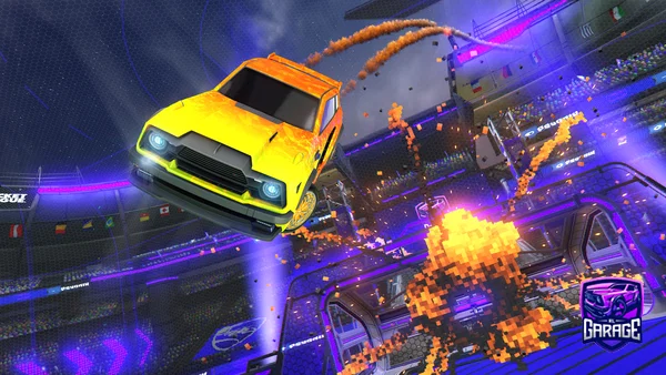 A Rocket League car design from Amateur42