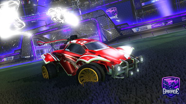 A Rocket League car design from Thediamondred12