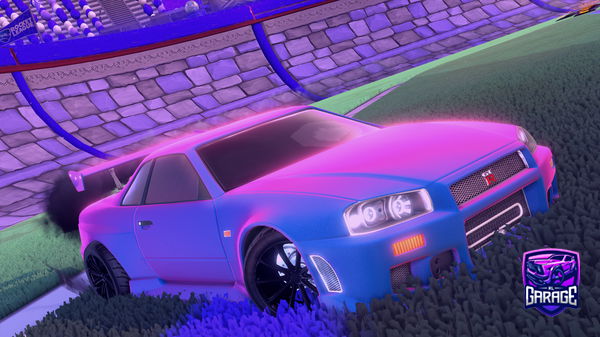 A Rocket League car design from GBTzombie