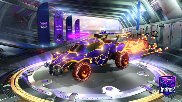 A Rocket League car design from G0ldenGr00t