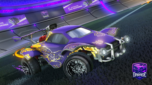 A Rocket League car design from Tnv2880