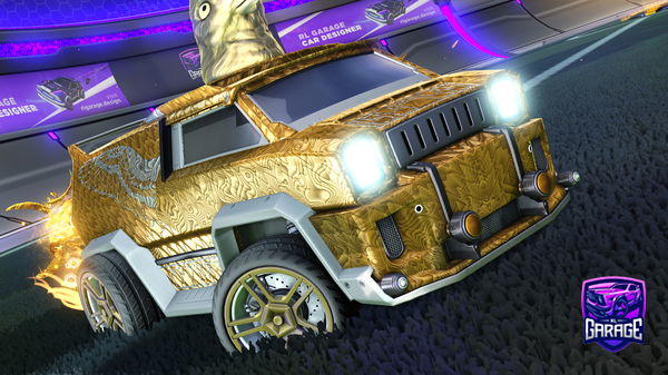 A Rocket League car design from BANANA165
