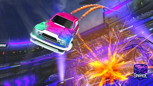 A Rocket League car design from Panien