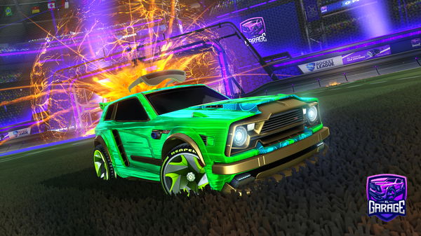 A Rocket League car design from wingfether