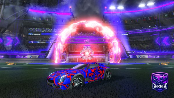A Rocket League car design from messi02