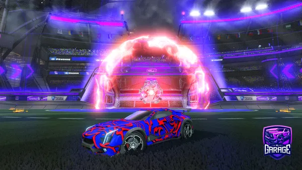 A Rocket League car design from messi02