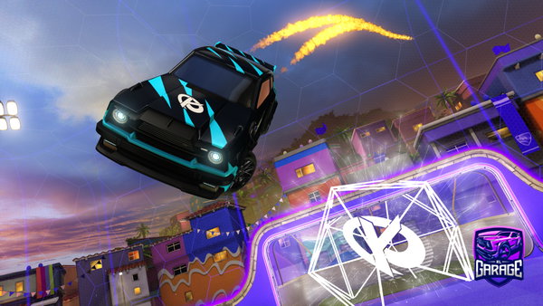 A Rocket League car design from Nayshi