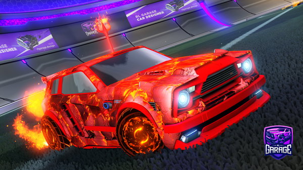 A Rocket League car design from Sippincoffie