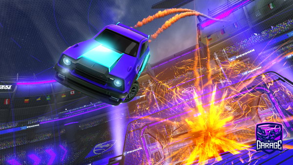 A Rocket League car design from firefox104
