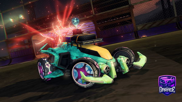 A Rocket League car design from s1mb1oot