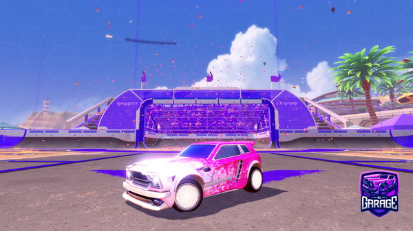A Rocket League car design from Clover0nGfuel