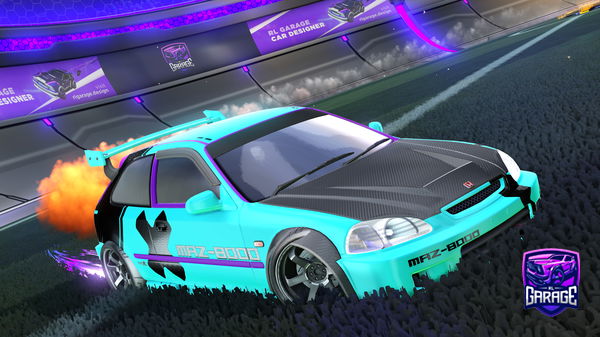 A Rocket League car design from OzkarS100