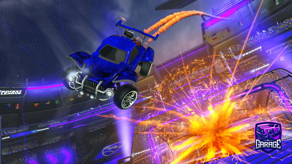 A Rocket League car design from AllianceLunasola
