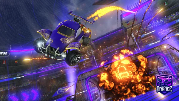 A Rocket League car design from RicckiPs4