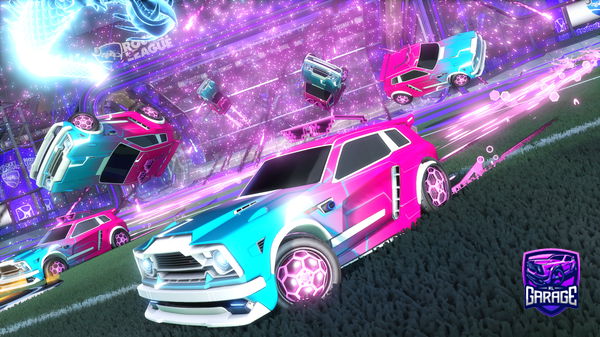 A Rocket League car design from Pekkadox93