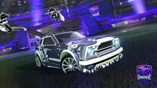 A Rocket League car design from Rlbeastqc