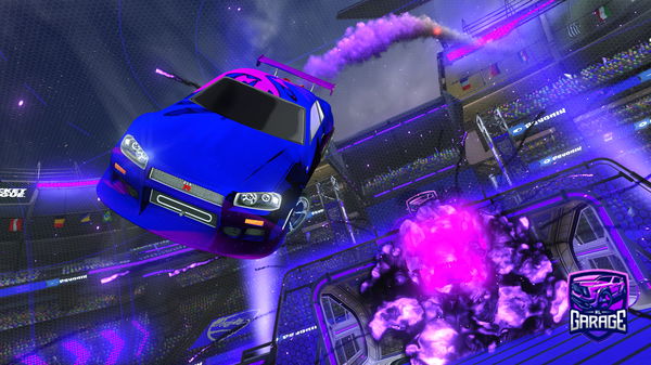 A Rocket League car design from WinVNo137