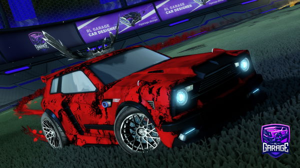 A Rocket League car design from Rand0m87