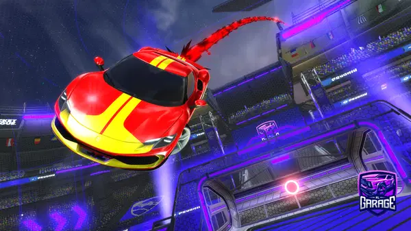 A Rocket League car design from ToffeeLmao