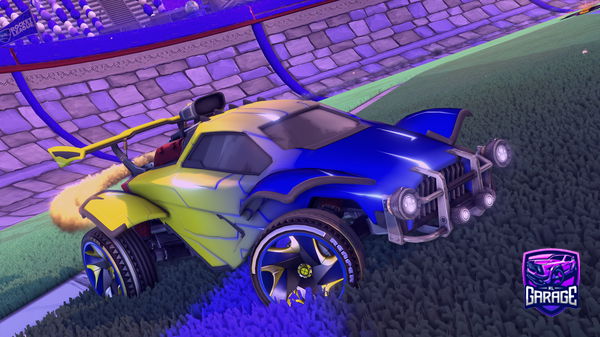 A Rocket League car design from vSpxticzz