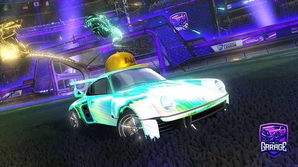 A Rocket League car design from momosgo