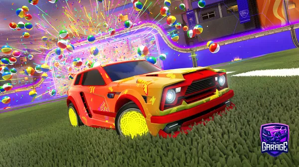 A Rocket League car design from Callumliv24