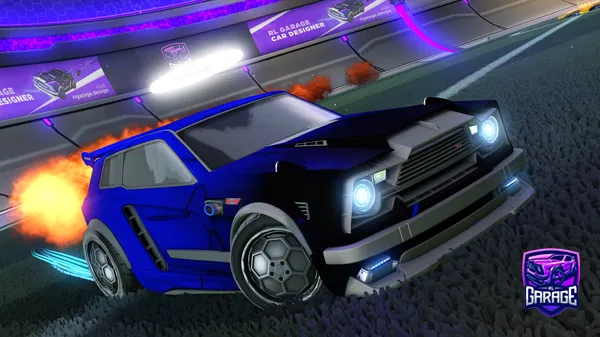 A Rocket League car design from Mustang13_12