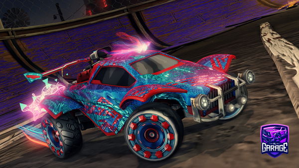 A Rocket League car design from XudiBTB2