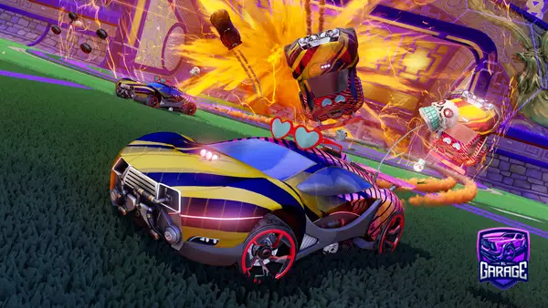 A Rocket League car design from thegoonalbert