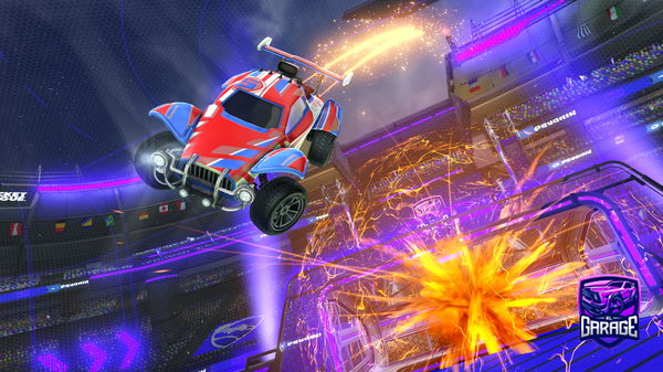 A Rocket League car design from Orangutan15