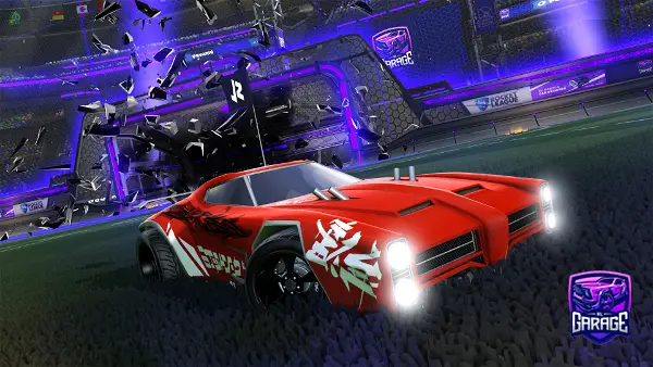 A Rocket League car design from Zelrioby