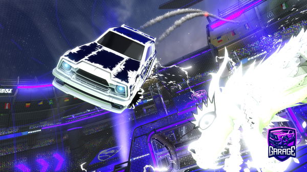 A Rocket League car design from Xvlada16