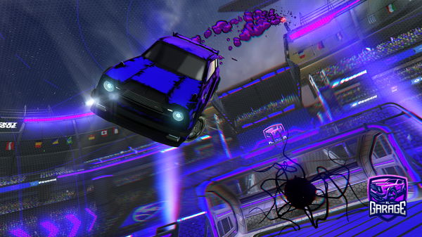 A Rocket League car design from GalaxyThe2